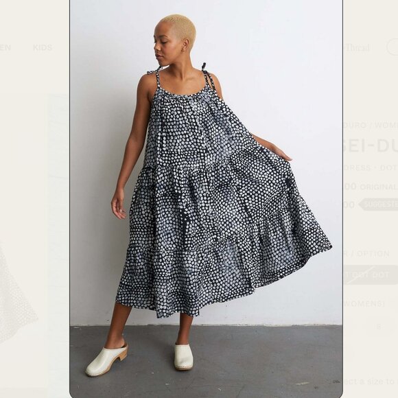 Osei Duro Esca Dress in Dot Dot Dot L - Picture 1 of 3